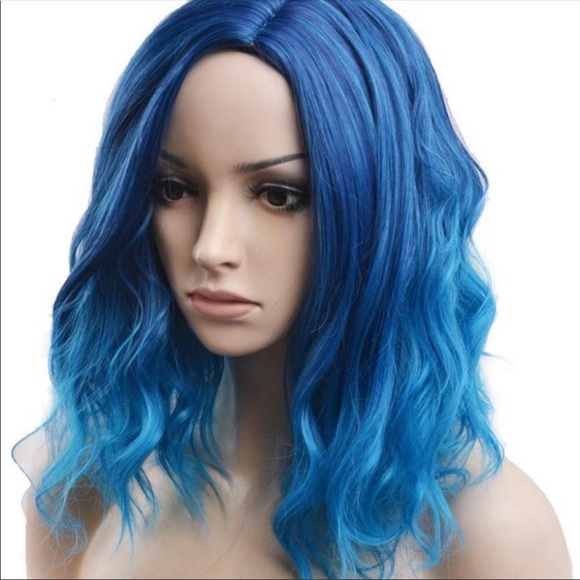 ?Lolita? BLUE SHORT COSPLAY WIG ?NWT main image 4